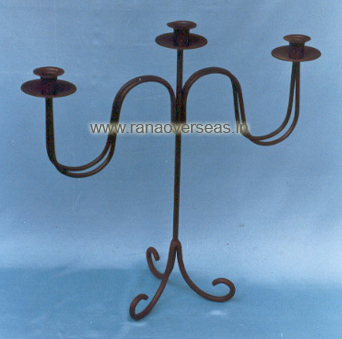 Brown Ironcandlestand3660