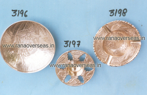 Silver Brasstlightcandleholder3196-3197-3198