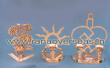 Golden Brasstlightcandleholder9001-9225