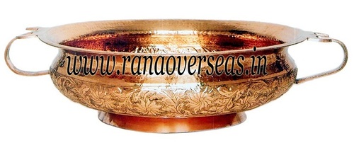 Eco-Friendly Brass Serving Dish