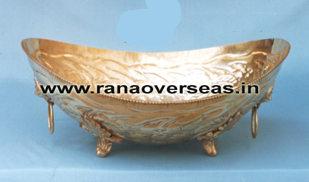 Golden Brass Serving Dish
