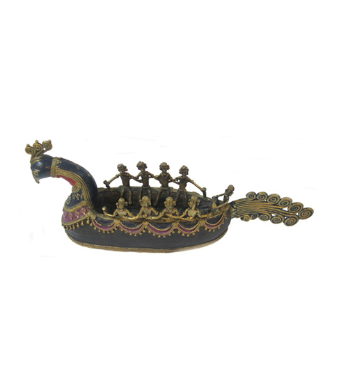 Bastar Art - Peacock Shape Boat