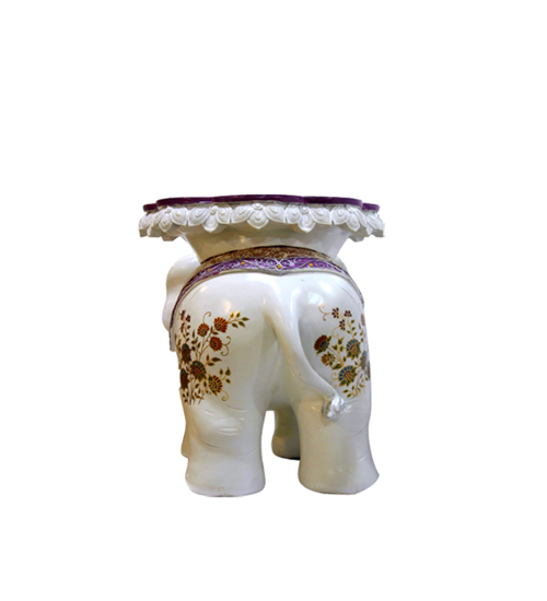 Elephant Statue As Table In Polymarble