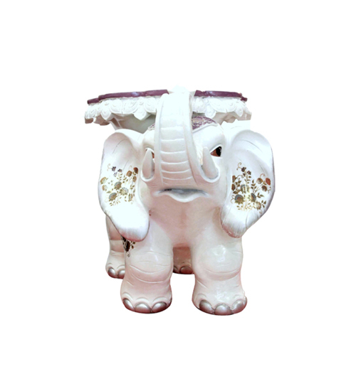 Elephant Statue As Table In Polymarble