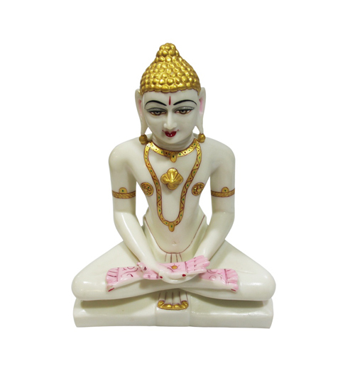 Mahavir Statue In Poly Marble