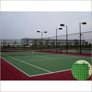 Synthetic Volleyball Court - Color: Green