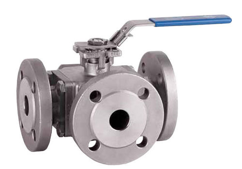 Nickle Three Way Ball Valve