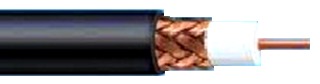 LMR400 Cable - Copper Material, Black Color | High Flexibility, Good Conductivity, Enhanced Electrical Properties