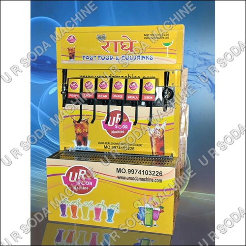 6+2 सोडा फाउंटेन मशीन