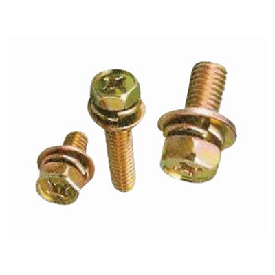 Sems Screws & Bolts - Steel, Round Head, Phillips Drive | Lock Washer, Prevents Slippage, Rust Free, Firm Hold