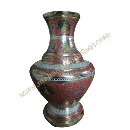 कांसा हैंडीक्राफ्ट फ्लावर पॉट