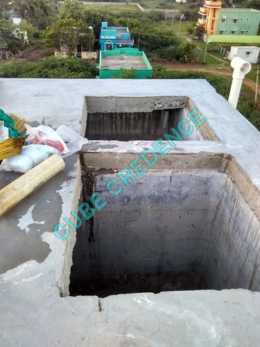 जल टैंक के लिए ठोस स्लैब