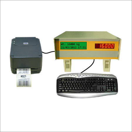 Barcode Printing Indicator - Digital Display, Yellow Color, 1-Year Warranty | Built-in Barcode Generator, Fast Data Collection, Customized Printing Solutions