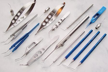 नेत्र सर्जरी के सूक्ष्म उपकरण