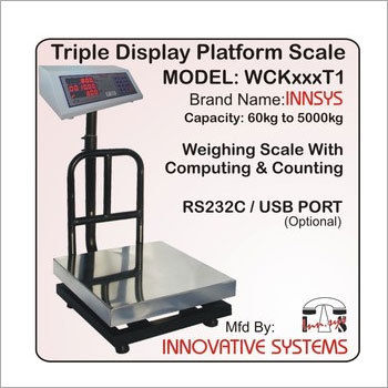 Triple Display Computing Indicator Load: 1-50 Kilograms (Kg)