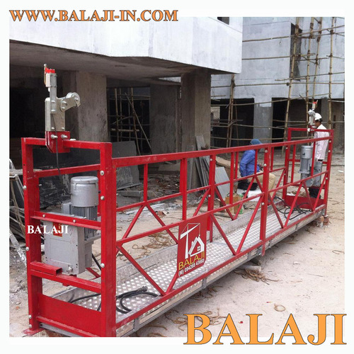 ZLP सस्पेंडेड प्लेटफॉर्म - स्टील/एल्युमिनियम, 6-7.5 मीटर लंबाई, 630-1000 kg भार क्षमता | CE प्रमाणित, कम रखरखाव, कस्टमाइज़ेबल डिज़ाइन