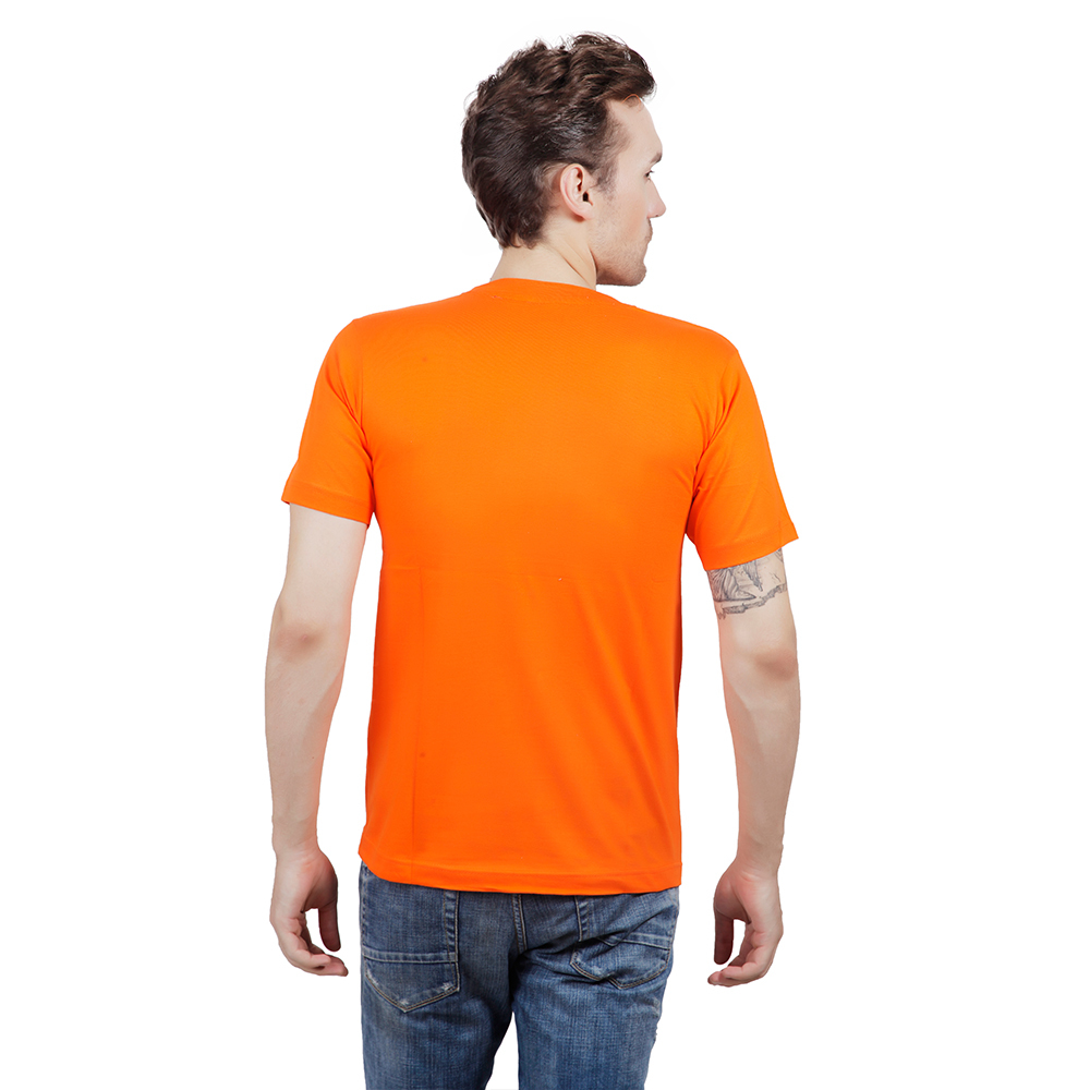 Solid Round Neck T Shirt