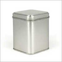 स्क्वायर टिन कंटेनर्स