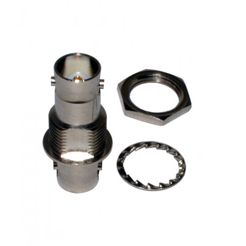 BNC B/H (F) to (F) Adaptor - Steel Material, 15-20 Grams Weight | Ideal for Wi-Fi and GPS Applications, Reliable Performance