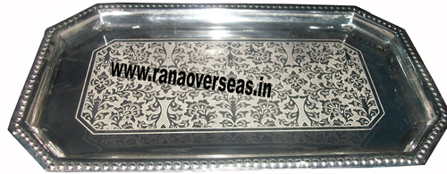 Silver Steel Tray