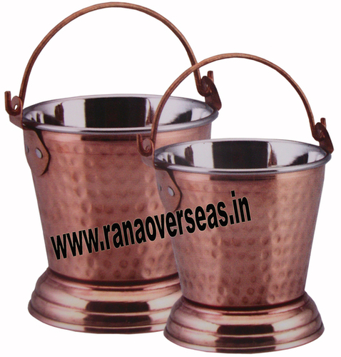 Polishing Steel Copper Hammered Balti