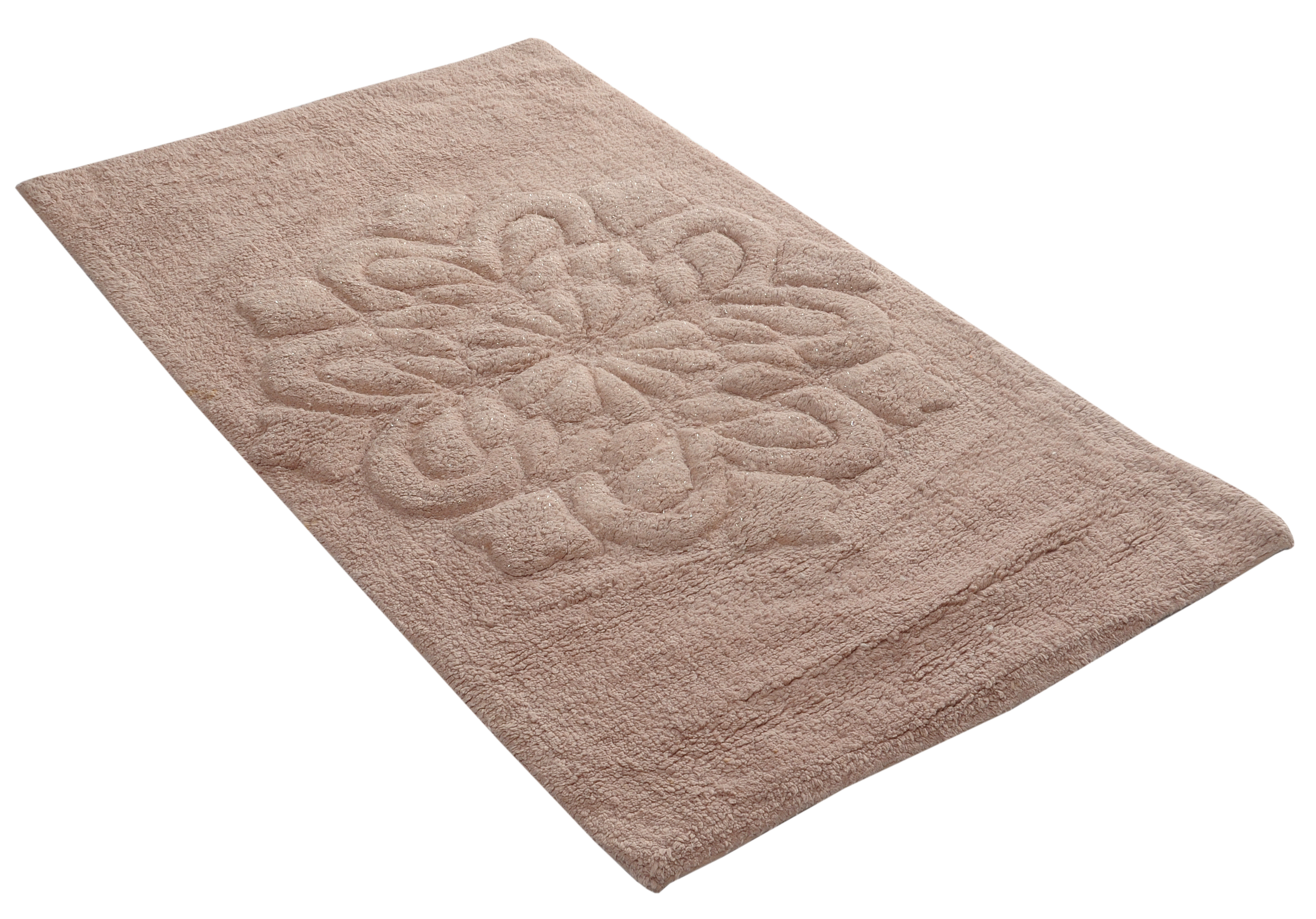 Towels & Bath Mats - 100% Cotton, 60x100 Cm, Beige Color | Tear Resistant, High Water Absorption, Quick Drying, Easy Maintenance