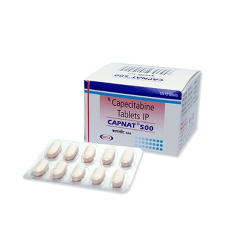 Capecitabine Tablets - 500mg Pack of 10 Tablets | Safe to Consume, Non-Allergic, No Adulteration