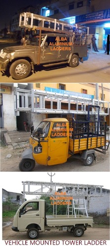जीप माउंटेड टॉवर सीढ़ी