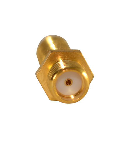 SMA B/H (F) to (F) Adaptor - 50 Ohm, DC-3 GHz, VSWR < 1.2, Brass Gold Plated Body, PTFE/Darling Insulator, 10C-55C Operating Temperature | Reliable Performance, Compact Design, Lightweight 15-20g