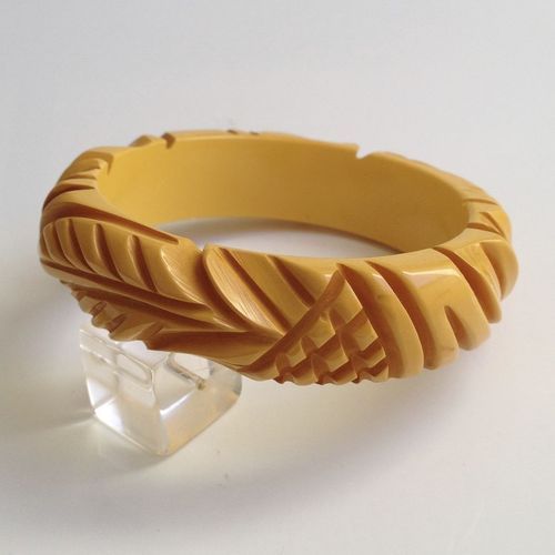 Carved Resin Bangle