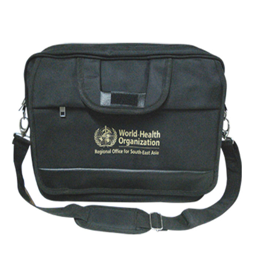 Black Cotton Zax-F32001 Office Bag - Size: 15 X 12 Inches