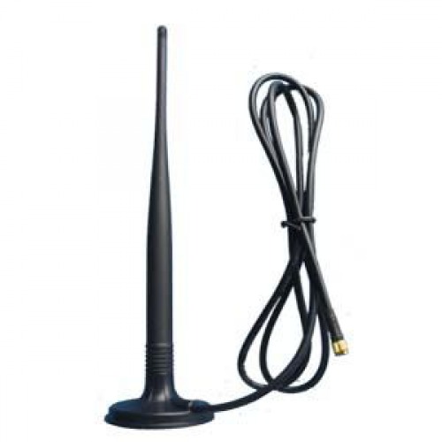 4G Rubber Magnetic Antenna - Frequency Range 698-2700 MHz, 7 dBi Gain, Vertical Polarization, RG-58U Cable | Lightweight 0.15 kg, Durable Plastic and Metal, Enhanced Network Performance