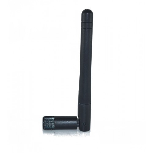 Rubber Duck SMA 3dBi - Plastic Radome, Height 50mm, Black Color | Vertical Polarization, Frequency Range 864-868 MHz, Humidity 5-95%