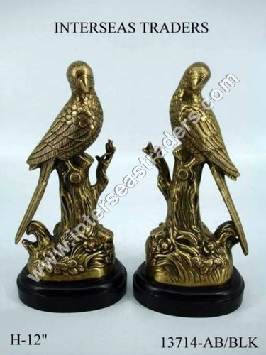 Brass Decorative Birds Pair