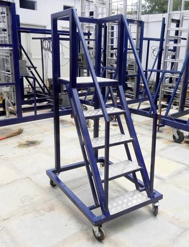 MS ट्रॉली स्टेप सीढ़ी