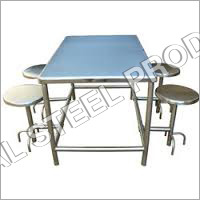 स्टील कैंटीन टेबल