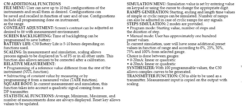 Portable Multifunction Calibrator