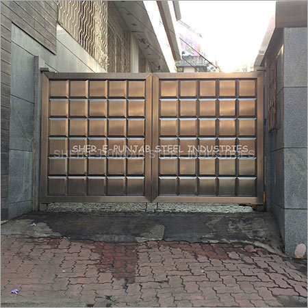 डिज़ाइनर स्टेनलेस स्टील गेट