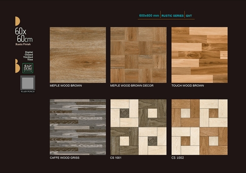 Browns / Tans 600X600 Wooden Porcelain Tiles
