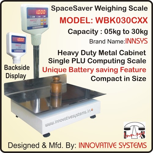 Spacesaver Weighing Scale Load: 1-50 Kilograms (Kg)