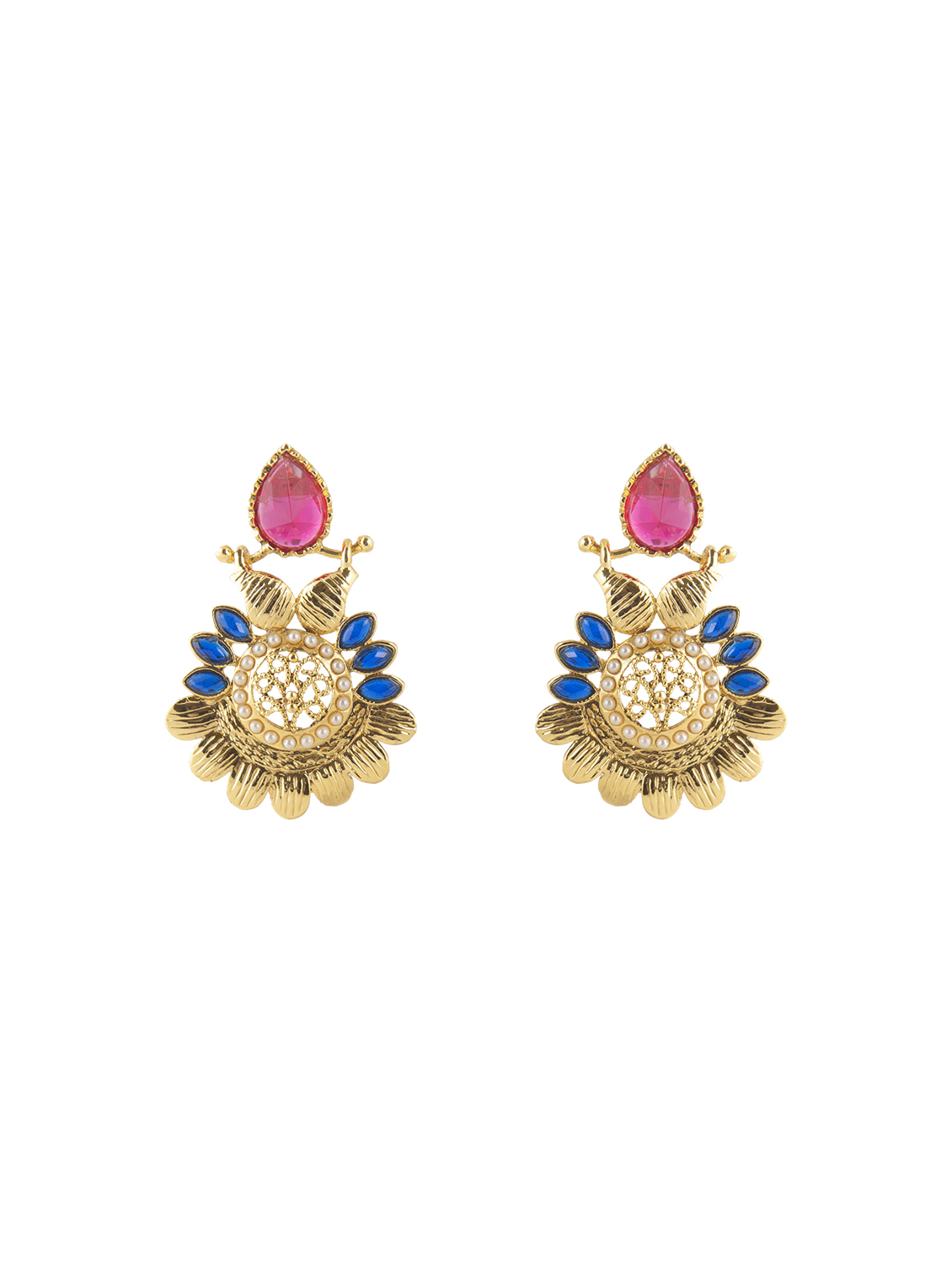Antique Fashion Designer Polki Earring