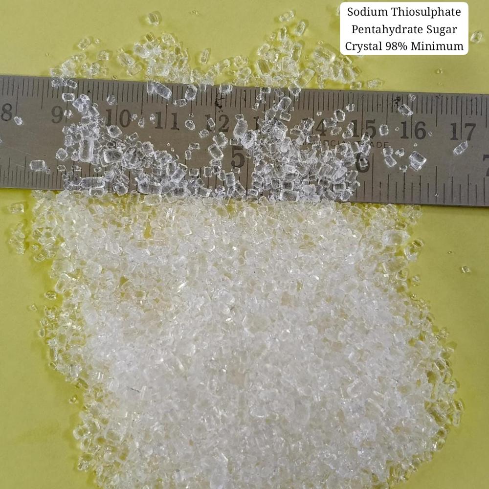 Sodium Thiosulphate Pentahydrate Sugar Crystal 98% Minimum - Boiling Point: Decomposes Before Boiling