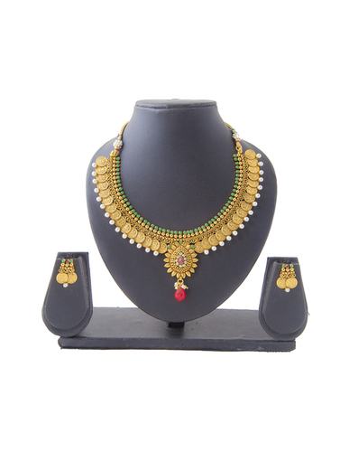 प्राचीन पारंपरिक डिजाइनर पोल्की हार