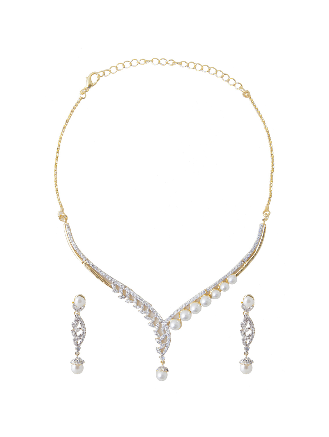 American Diamond Zirconia Designer Necklaces