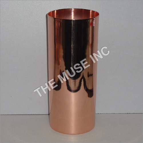 Collins Glass Solid Copper Glass