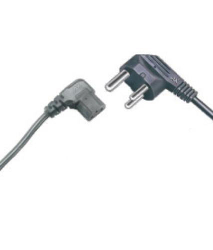 Computer Power Supply Cord (Rt. Angle) 1.5Mt