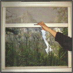 मच्छर रोलिंग शटर विंडो