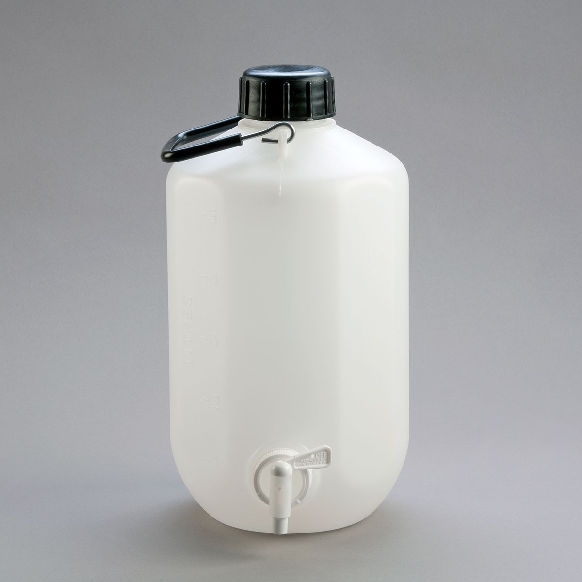Aspirator Bottles - Polypropylene 10l & 20l , White Color, Autoclavable, Leakproof Spigot, Ideal For Dispensing Laboratory Solutions