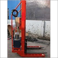 Red Electro Operated Stacker