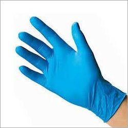 ब्लू नाइट्राइल डिस्पोजेबल ग्लव्स